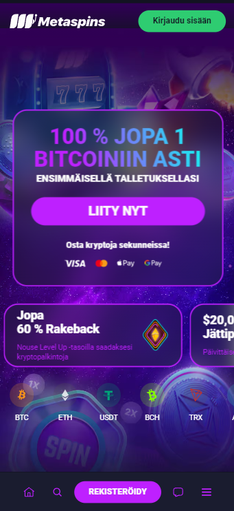 Metaspins casino mobile version